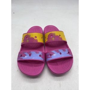 Crocs Ombre Classic 2 Strap Sandals Womens Size 7 D4